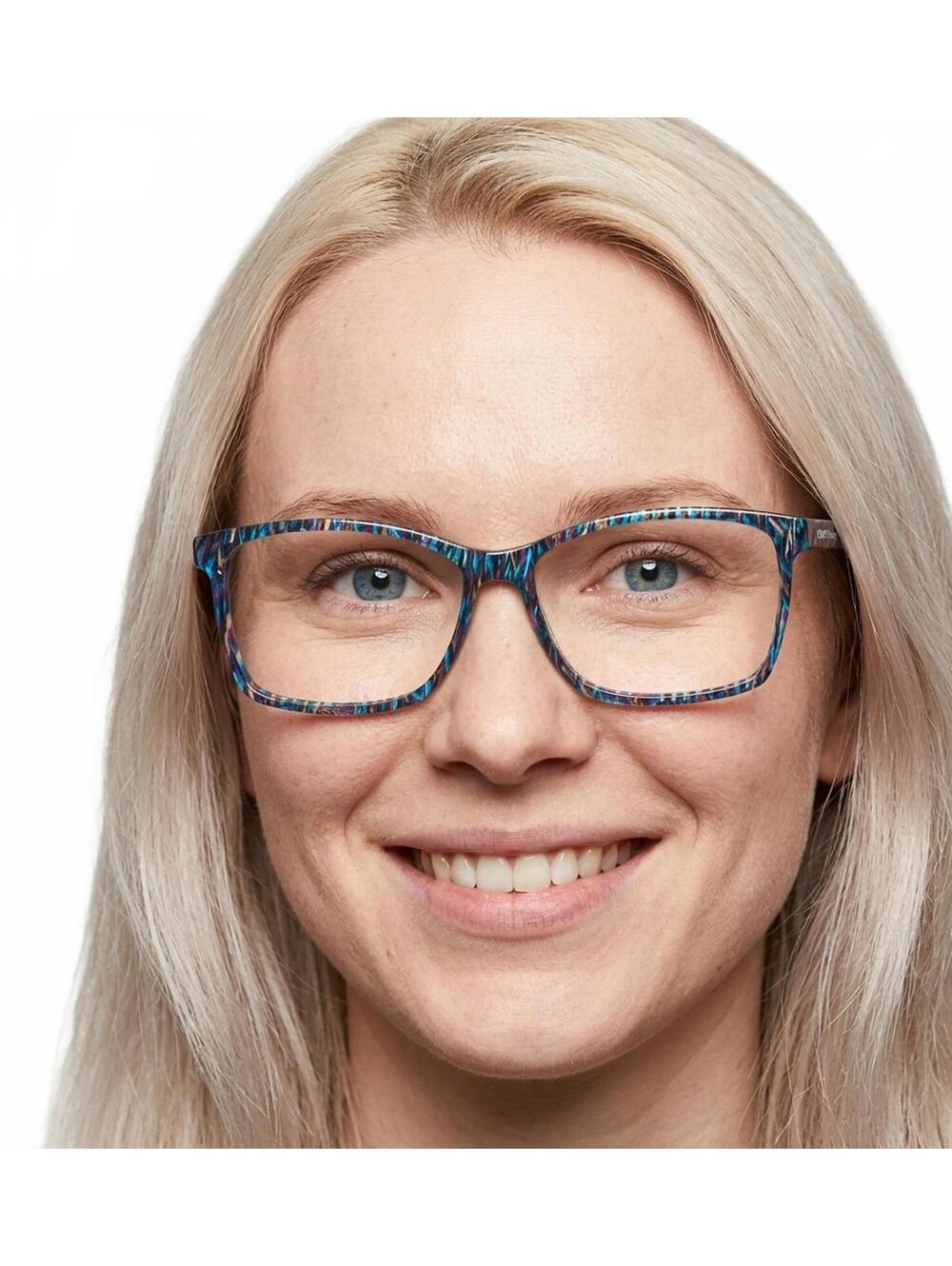 OWP 2150 Women Eyeglasses Germany Multicolor Butterfly Frame